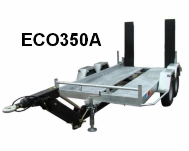 Remorque - Charge utile 2700 kg, PTC 3500 kg, Dimensions 3,50 m x 1,70 m