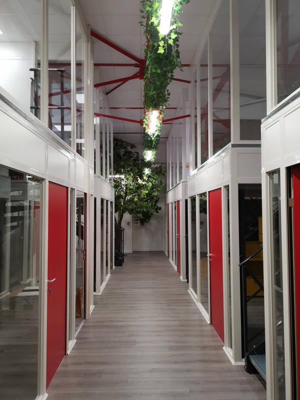 Cloison amovible à ossatures aluminium - aménagement d'espaces à St Etienne dans la Loire
