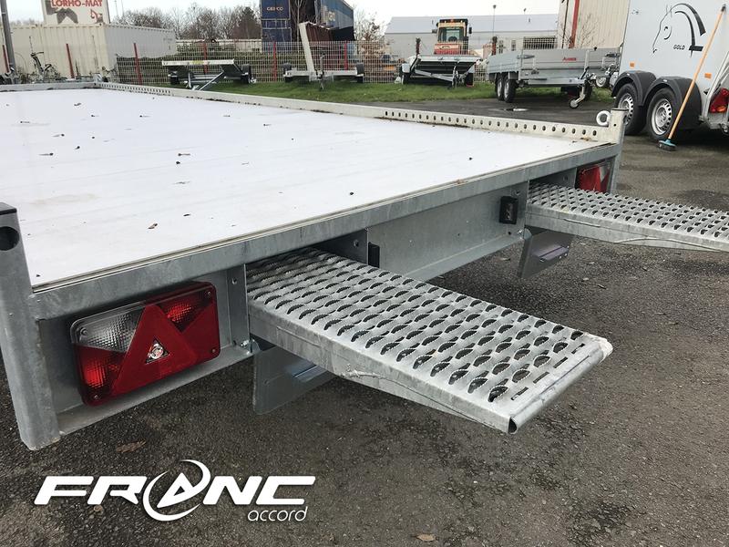 Porte-voiture Anssems MSX 3500 - Remorque 2 essieux, PTAC 2400 à 3500 kg, plancher aluminium