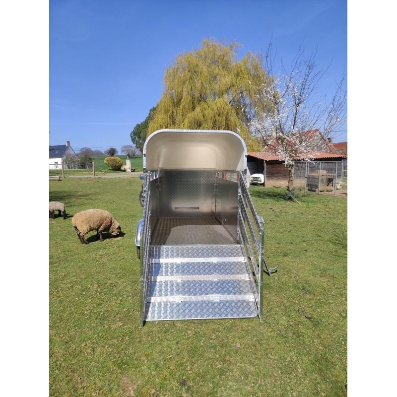 Remorque moutonnière KERRY F 1000 Magnum - PTAC 1000 kg, freinée, 1 essieu, plancher aluminium