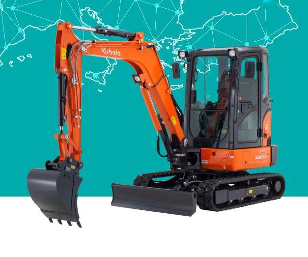 Midi-pelle Kubota - KX085-5M GAT - démonstration, état quasi neuf, 2023, 5 heures