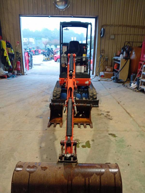 Mini pelle Kubota KX019-4 SI HGL LPG - gaz, 200 heures, état quasi neuf