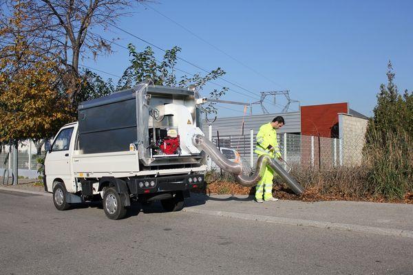 AXIS 2,5 m³ - caisson d'aspiration pour châssis à faible encombrement