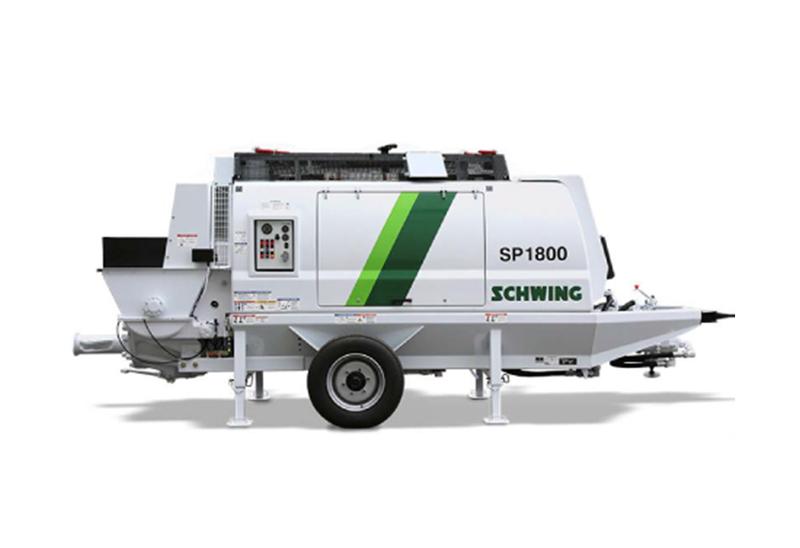 SP1800 SCHWING - Location - Énergie électrique/diesel - Débit 73 m³/h - Poids 4000 kg