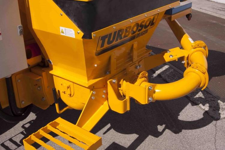 Robot de projection Dragon Turbosol - moteur diesel YANMAR 33 kW, 80 bar, 15 m³/h