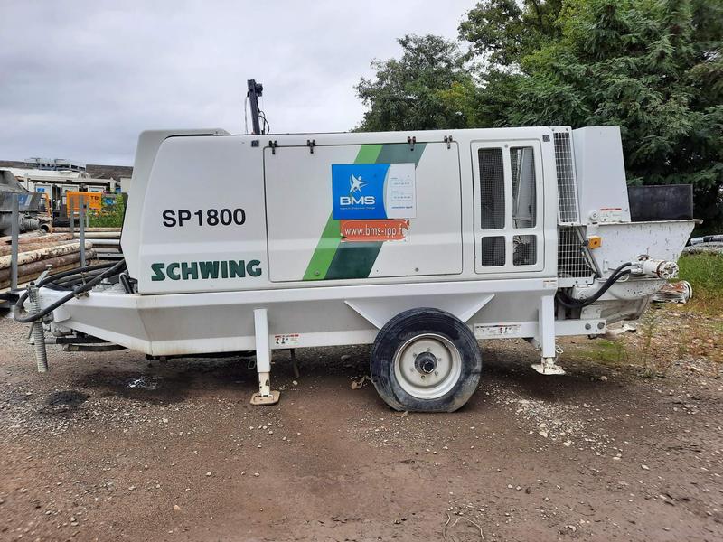 Pompe à béton électrique SP 1800 SCHWING d'occasion - année 2019, débit 73 m³/h