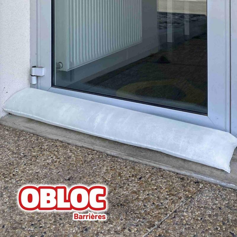 2 boudins anti-inondation 120x18cm OBLOC - polymères organiques en polypropylène