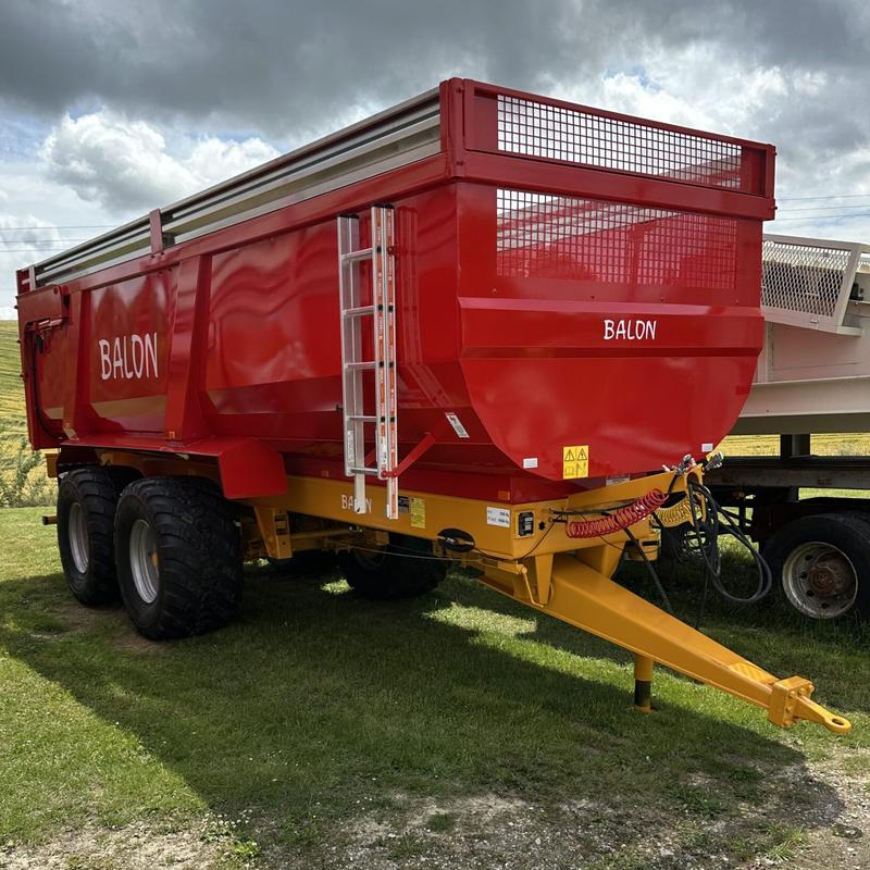 Benne monocoque RC 21-80 - 21T de charge utile, 8m de long, 28.5 m³, acier THLE S700