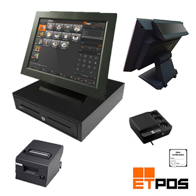 Pack Complet TPV POS - Écran tactile 15\