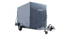 Remorque fourgon LIDER 42960 - dimensions 260x142x162 cm, PTAC 1000/1100/1200/1300 kg, freinage à inertie