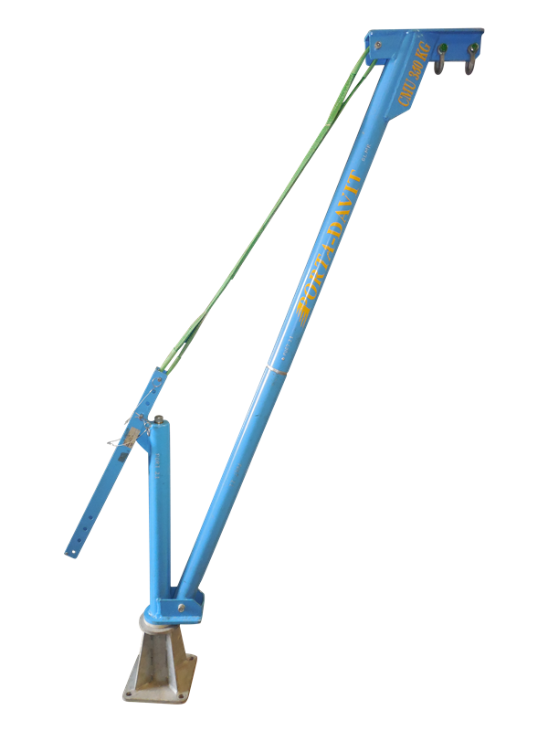 Potence de levage 350 kg - Référence PORTI1835 - léger, portable, rotation 360º, résistant à la corrosion