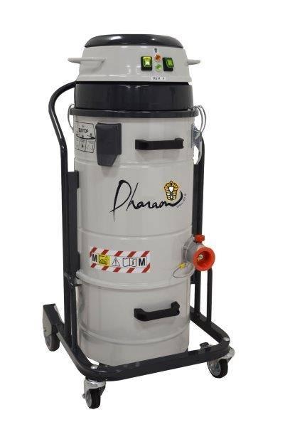 Aspirateur Industriel Monophasé Poussières - Filtration Antistatique Classe M avec Système DUSTOP et Filtre Conique 3 m²