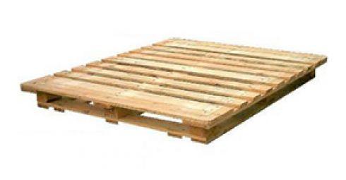 Palette CP7 - Estampillée et agrée CP7 - Réf. PCP7 - Charge utile 1200 kg - Bois - 1100 x 1300 mm