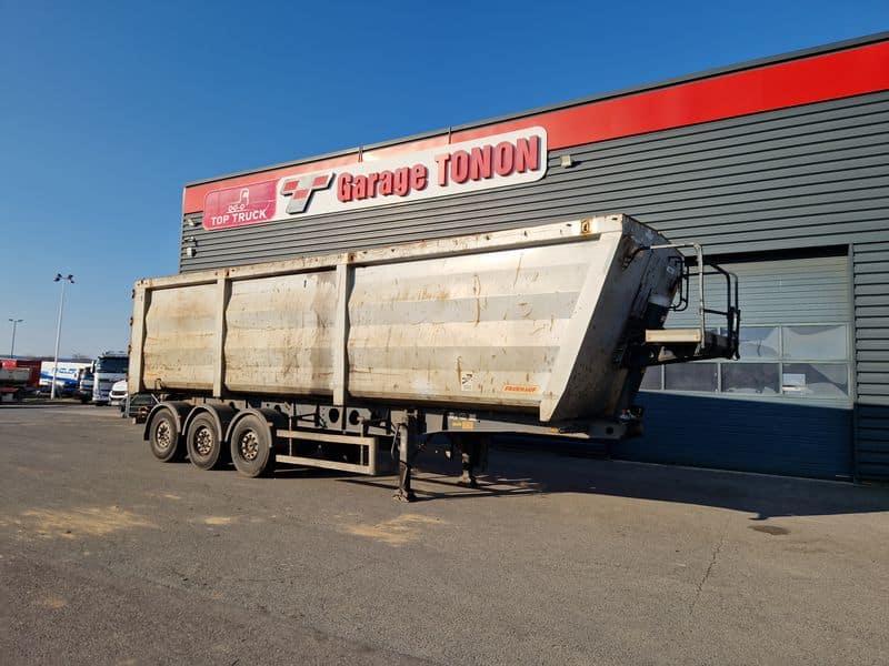 FRUEHAUF Benne à ferraille - Semi-remorque occasion 2016 - Volume 50 m³ - 1er essieu relevable