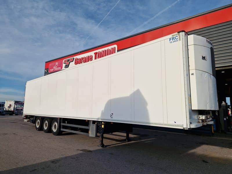 Semi-remorque SCHMITZ Frigorifique Occasion avec Hayon DHOLLANDIA 2000kg - 13.40 x 2.46 x 2.60 m