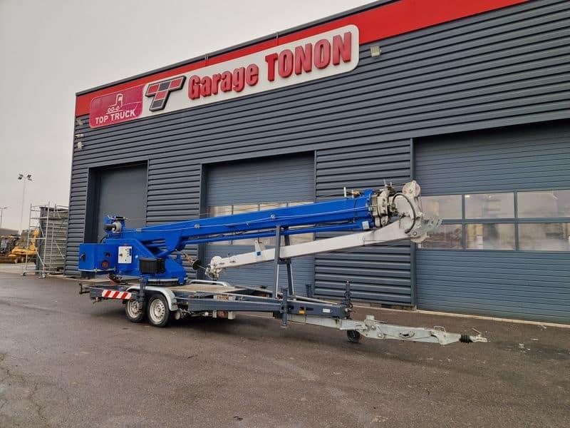 Remorque BOCKER AHK 27/1200 Occasion - Hauteur maxi 27 m, Capacité maxi 1200 kg, PTAC 3500 kg