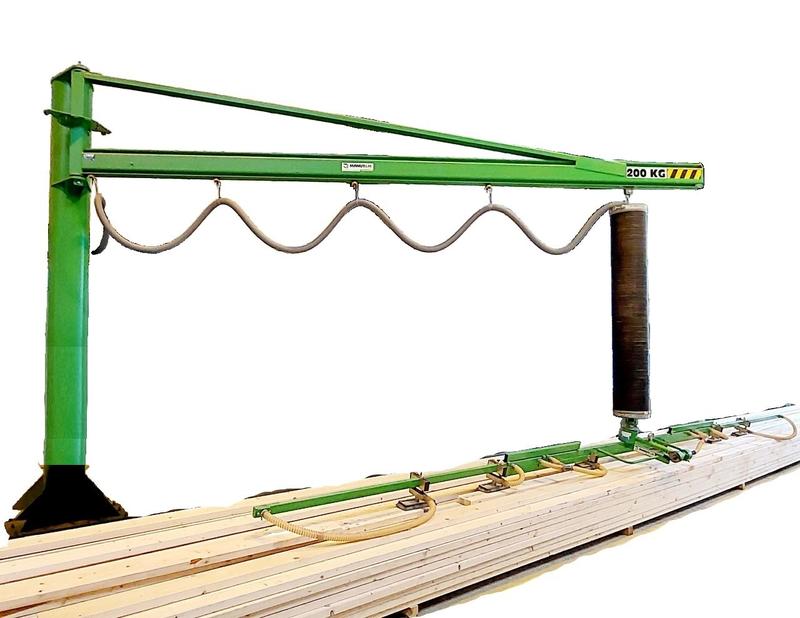 Potence & palonnier à ventouses en ligne Manut-LM 200 kg - Révisé / Reconditionné