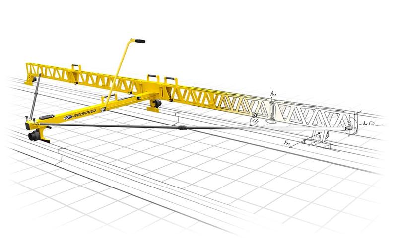 Chariot de mesure et d'enregistrement de la géométrie de la voie TOPAZ - connecté, démontable, précis