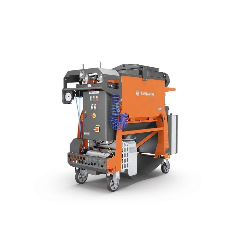 Extracteur de poussière Husqvarna Blastrac DC 655 – filtres M et option HEPA H14