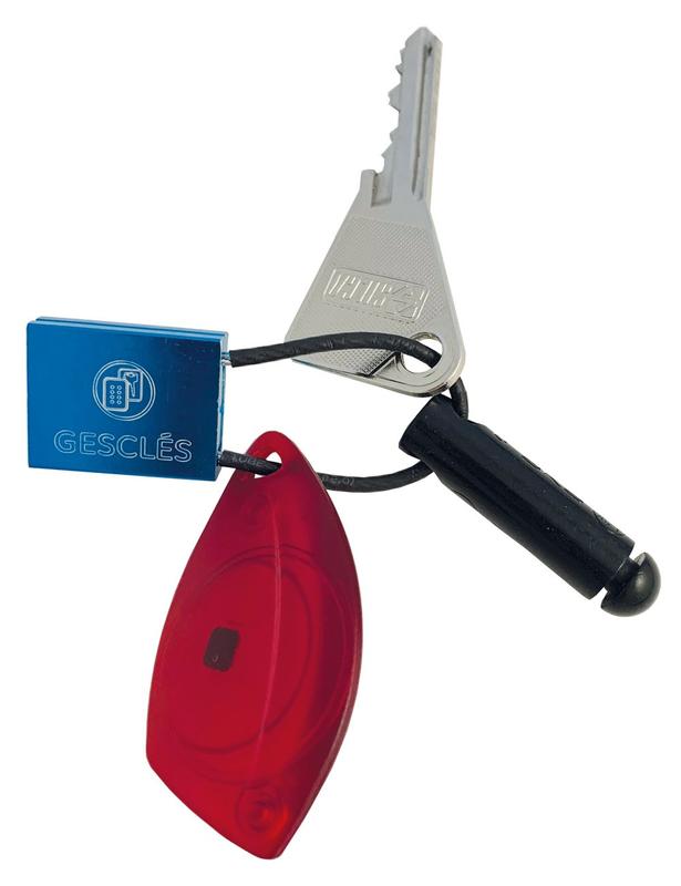 Scellés alu FAST GRIP - bleu, câble métallique, usage unique