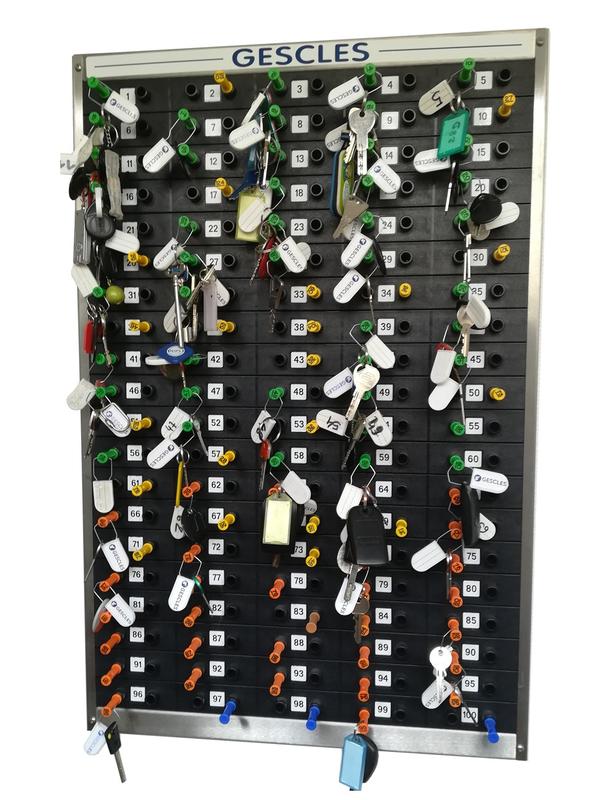 Tableau à clés mécanique CLÉ MANAGER 100 - 100 positions avec PEG de rétention et scellés