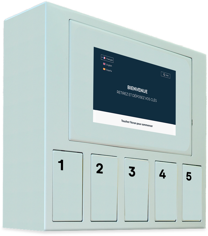 Casiers connectés programmables à distance - GESBOX CONNECT - 10 ou 5 casiers