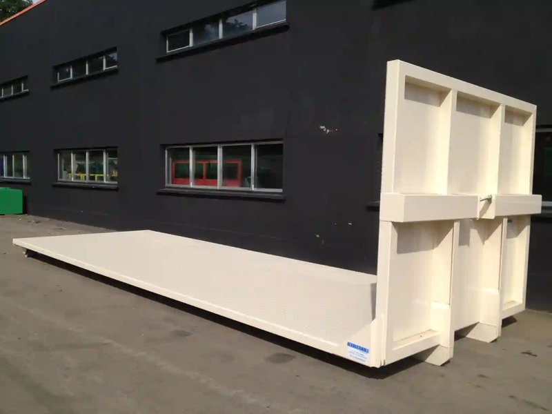 Plateaux, Porte-palettes ou Porte-engins - Structure acier S235, longueur 5,5 à 7,2 m, largeur 2,55 m