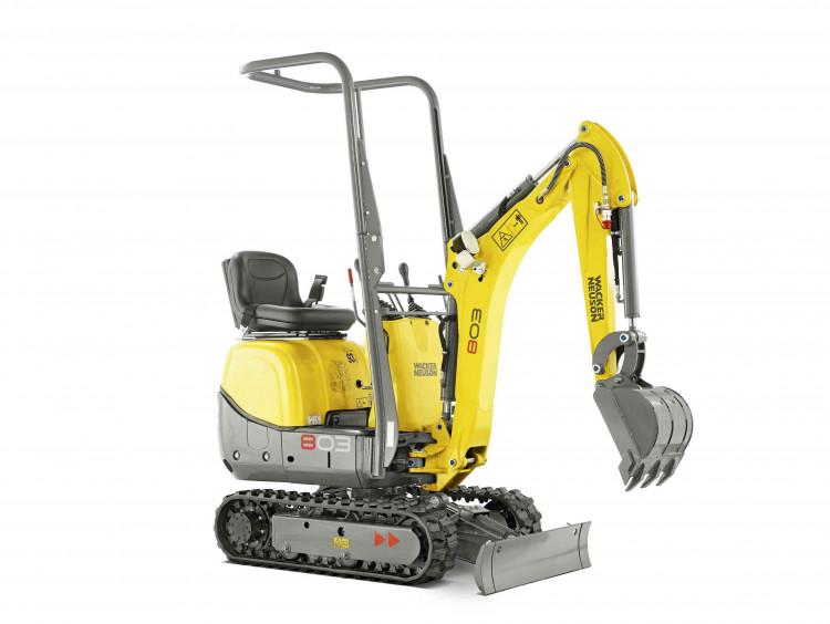 Pelle sur chenilles Wacker Neuson 803 - compacte pour chantiers étroits