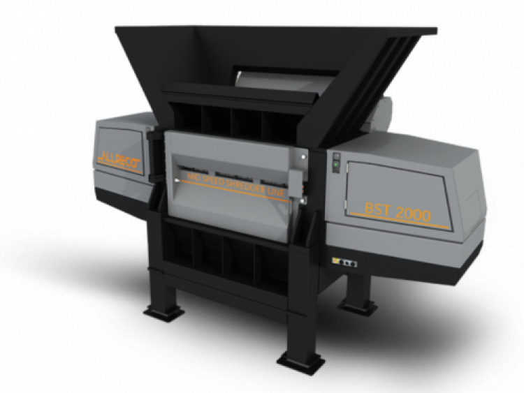 Granulateur Allreco BST 2000 - broie matériaux difficiles en continu, débit 10 t/h à 40 t/h