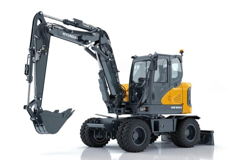 Pelle sur chenilles HYUNDAI HW100A - 10 tonnes - Moteur Stage V - Flèche articulée