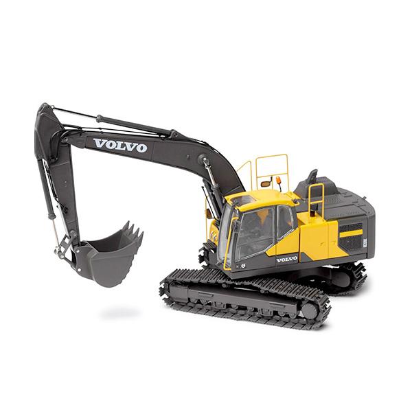 Maquette pelle Volvo EC220E à l'échelle 1:50 avec pièces mobiles et boîte originale