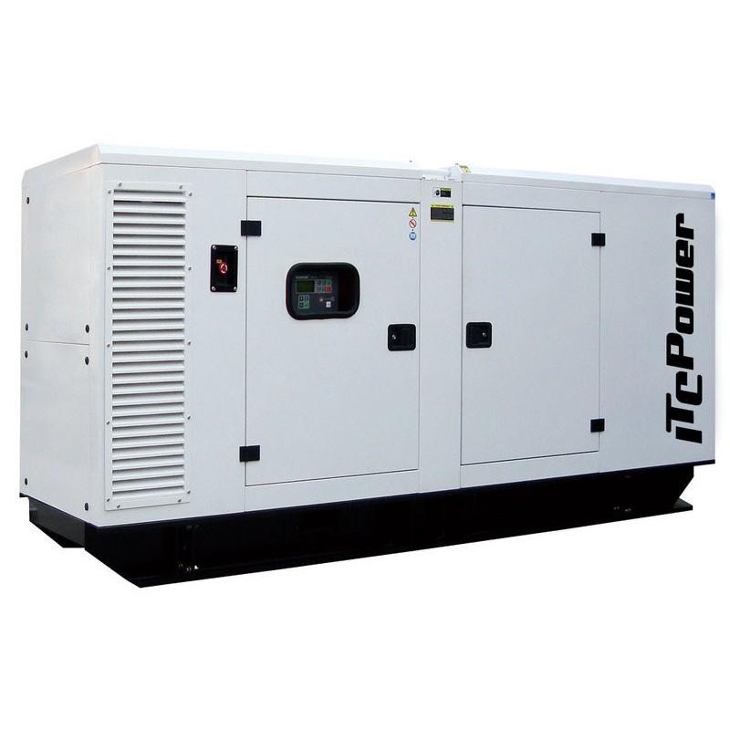 Groupe électrogène diesel 34kVA ITC POWER DG34KSE - triphasé et monophasé 1500 RPM insonorisé - refroidissement liquide - fonctionnement continu 24h/24