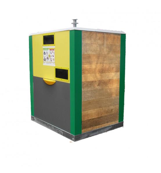 Colonne aérienne d’apport volontaire 4m3 acier Kinshofer Roméo lot de 4