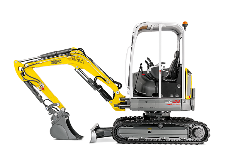Mini pelle occasion Wacker Neuson EZ28 2.8T - 2500h - 2018 - TBE - secteur Antibes PACA