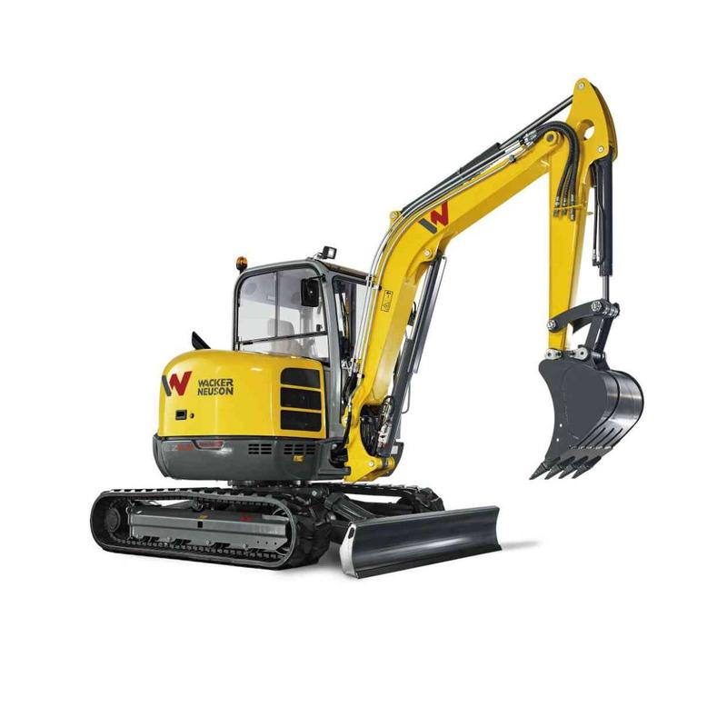Mini pelle occasion Wacker Neuson EZ53 5.5T - 2018, environ 2600h - TBE