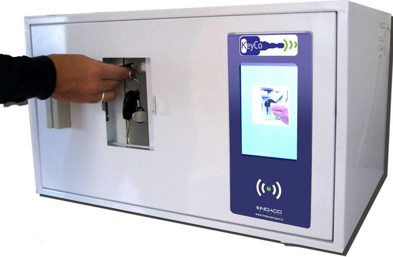 Coffre de stockage et de distribution automatique KEYCO - Automate RFID pour clés et objets sensibles - Marque Indaco Project