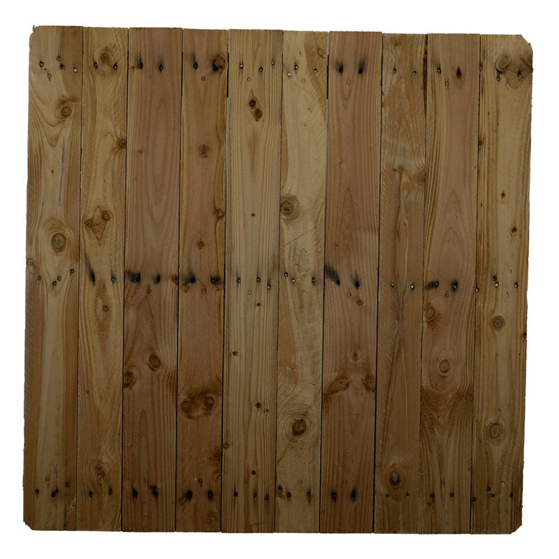 Palette neuve 1130×1130 en bois - 3 semelles / 9 plots - Charge max 1200 kg dynamique