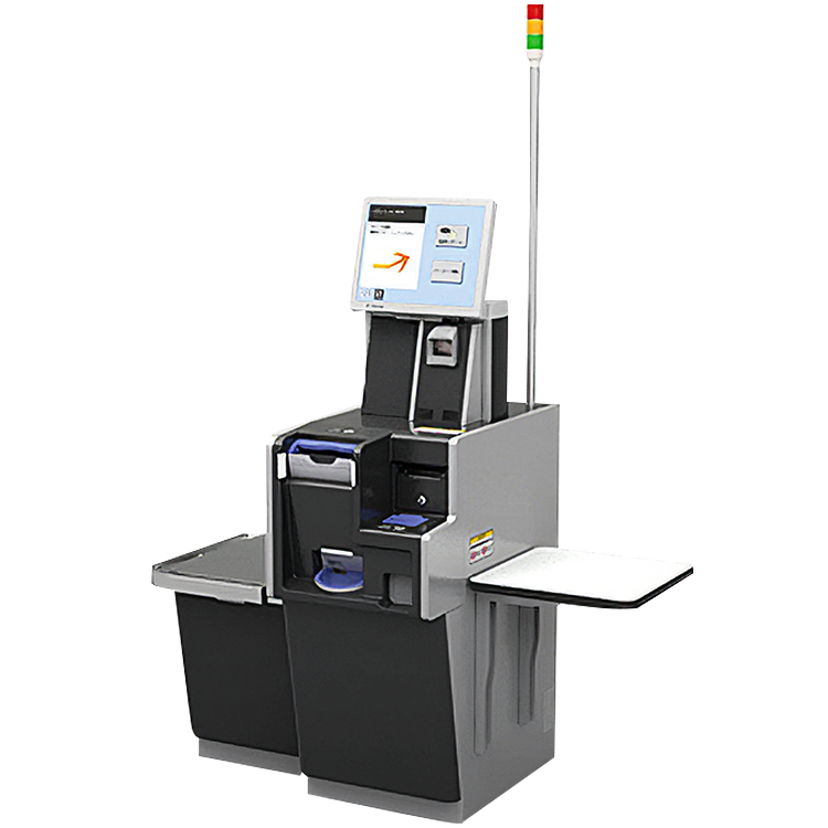 Caisse automatique WebSpeezaJ - écran LCD couleur 15 pouces, 58 mm de largeur d'impression, 300 W, compact et fonctionnelle