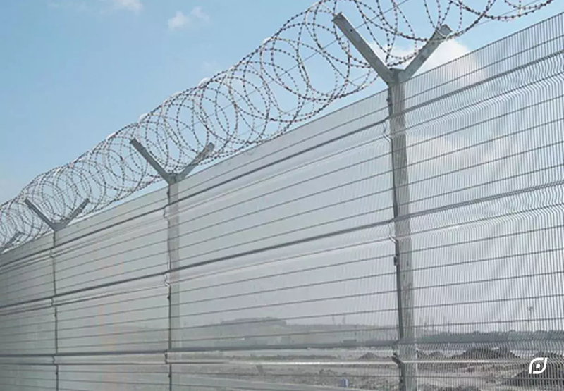 ATLAS - Clôture rigide haute sécurité anti-intrusion - Hauteurs 2 m à 5 m - Poteaux et panneaux