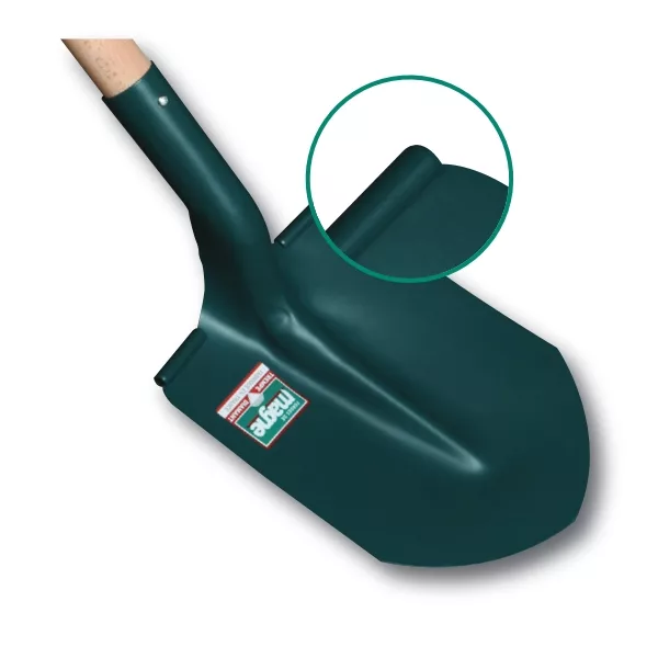 Pelle à trancher à 2 rebords 21 cm - outillage à main