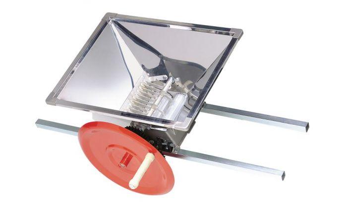 Broyeur à pommes E-viti - trémie inox, bras en aluminium, 620 x 520 mm