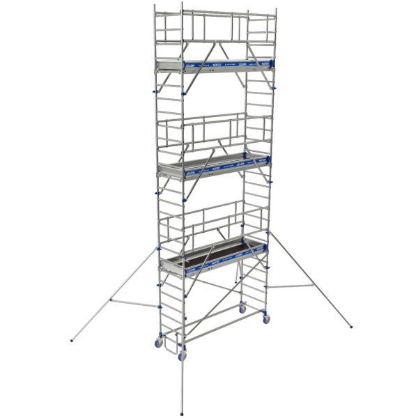 Échafaudage roulant TOTEM 2 LINE 250 - 8,85 m de hauteur - Aluminium - Réf. 22403770 - Tubesca Comabi