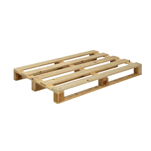 Palette perdue en bois certifié FSC/PEFC - 1200x800 ou 1200x1000 mm, charge statique jusqu'à 2000 kg