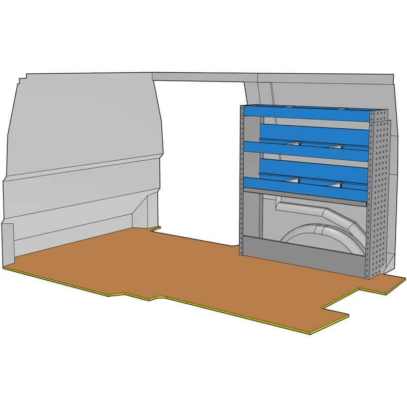 KF58 Composition pour JUMPY M - EXPERT STANDARD - VIVARO 2019 - PROACE MOYEN - TRAFIC L1 - T6 L1 - CUSTOM L1 - VITO L1