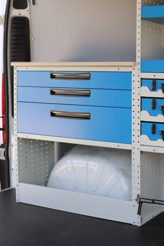 KF11 Composition Établis - mobilier professionnel pour véhicules utilitaires compacts
