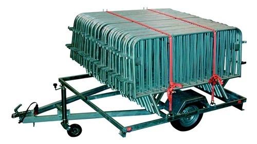 Remorque RTB pour transport de barrières - Capacité 26 à 36 barrières (2m ou 2,5m) - Longueur 314 cm, largeur 200 cm