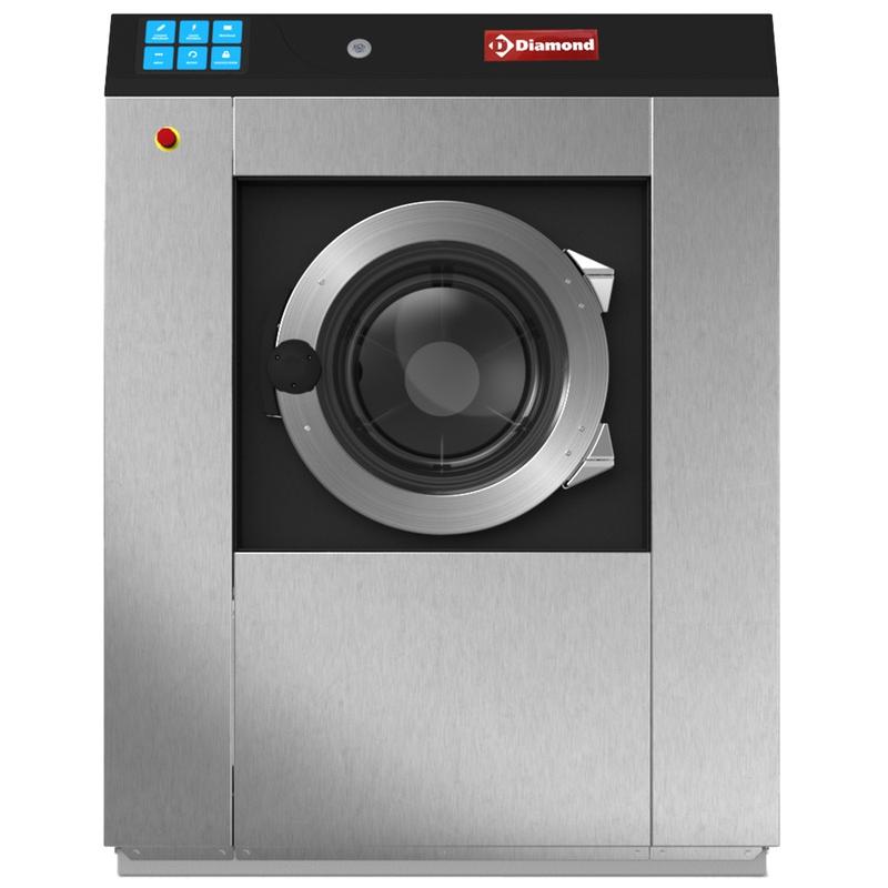 Lave-linge industriel Diamond DLW32-TS/N - 32 kg, inox, super essorage 915 tr/min, cuve AISI 304, neuf