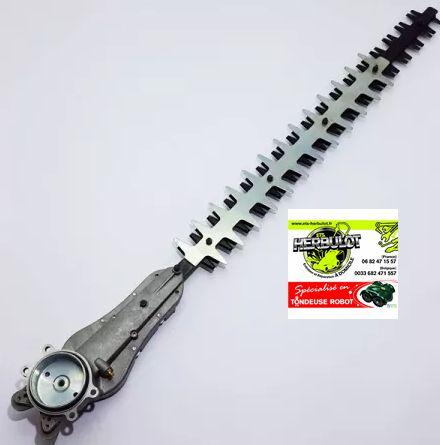 Lame complète pour taille-haie hyundai / bricomarche / racing / tck / matrix - 4 fixations - 29.5 mm entraxe - 600 cm longueur de coupe
