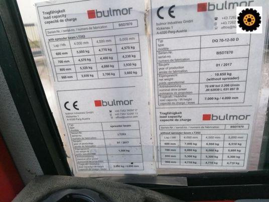Bulmor DQ70-12-50D - grue sur chenilles diesel, capacité 7,000.0 T, hauteur 4.0 m, occasion