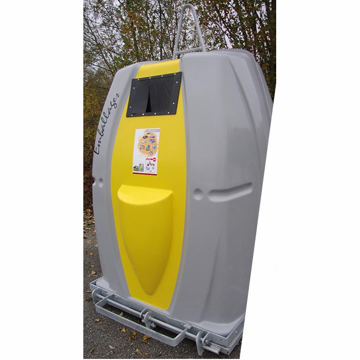 Colonne aérienne IRIS Emballage 2m3 - résine polyester renforcé fibre de verre, acier galvanisé